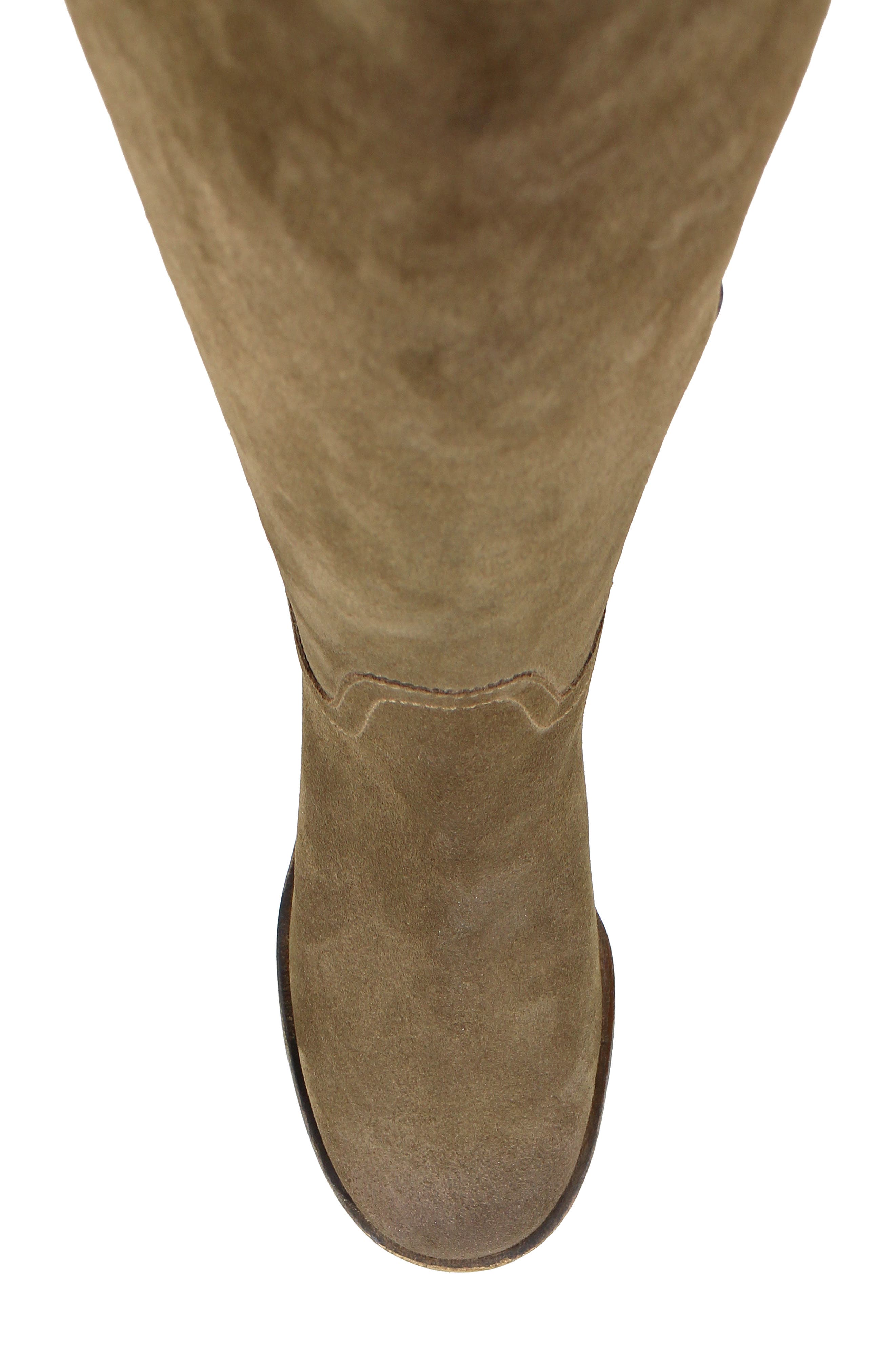 Casper Knee High Block Heel Boot, Alternate, color, TOBACCO SUEDE