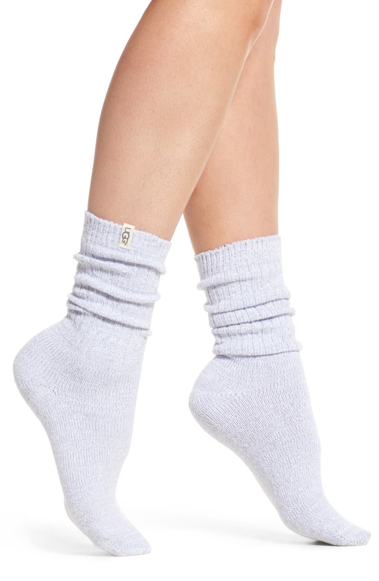 UGG<sup>®</sup> Ribbed Crew Socks, Main, color, Icbl