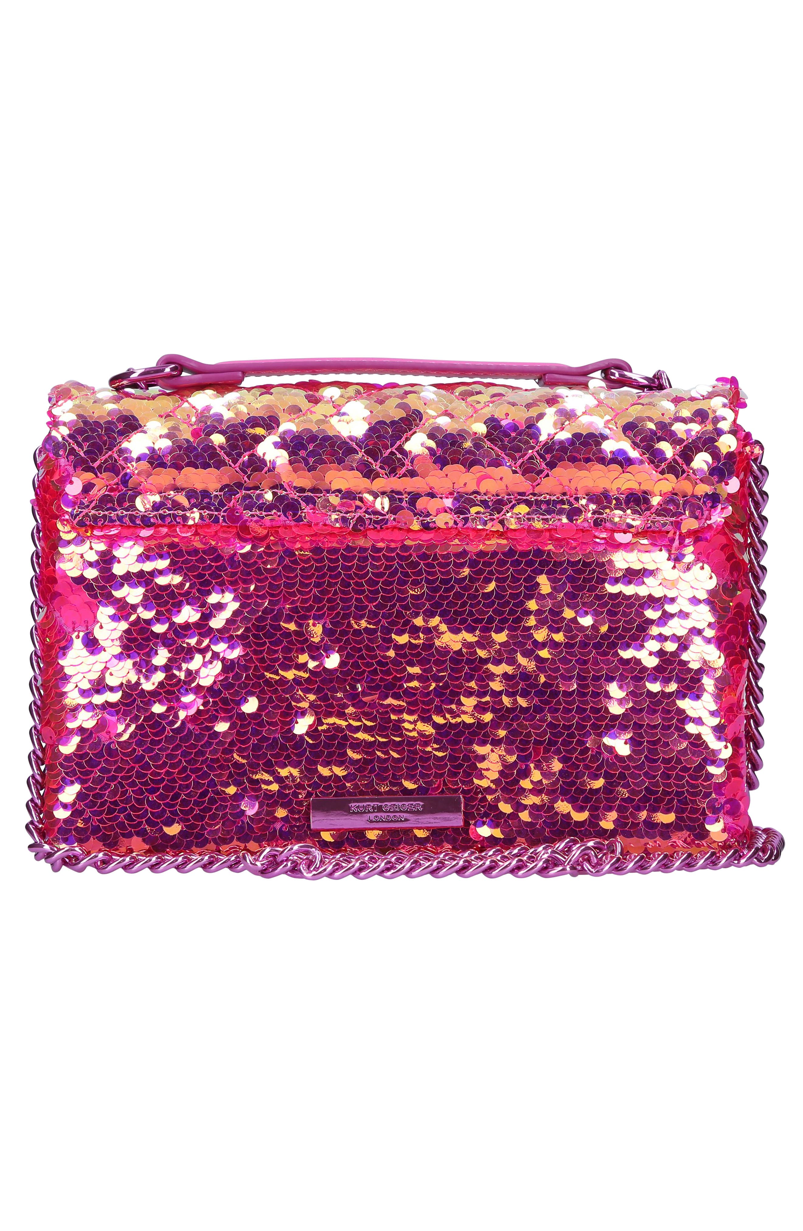 Kurt Geiger London Medium Kensington Sequins Crossbody Bag, Alternate, color, 