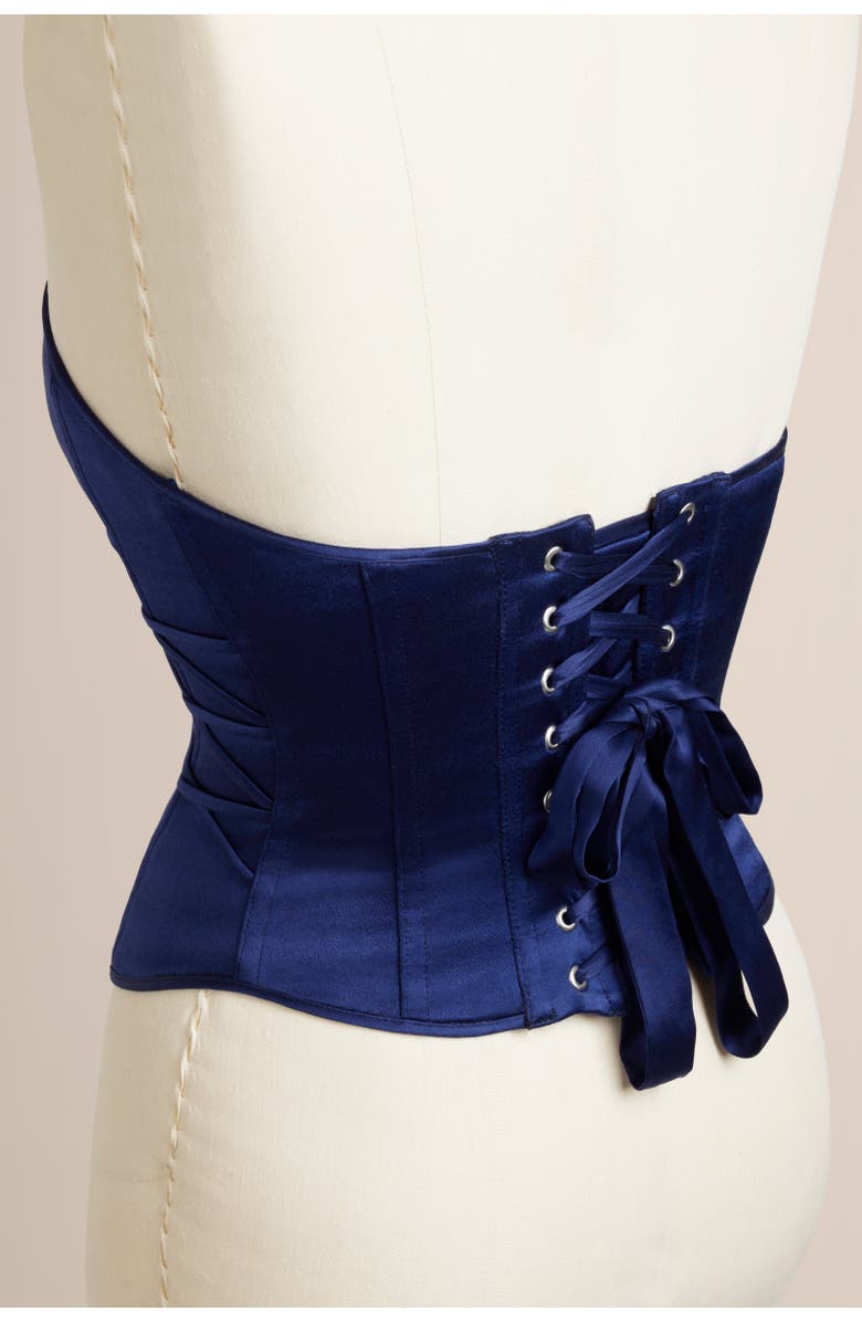 Scarlett Gasque Cindy Corset, Alternate, color, Midnight Blue