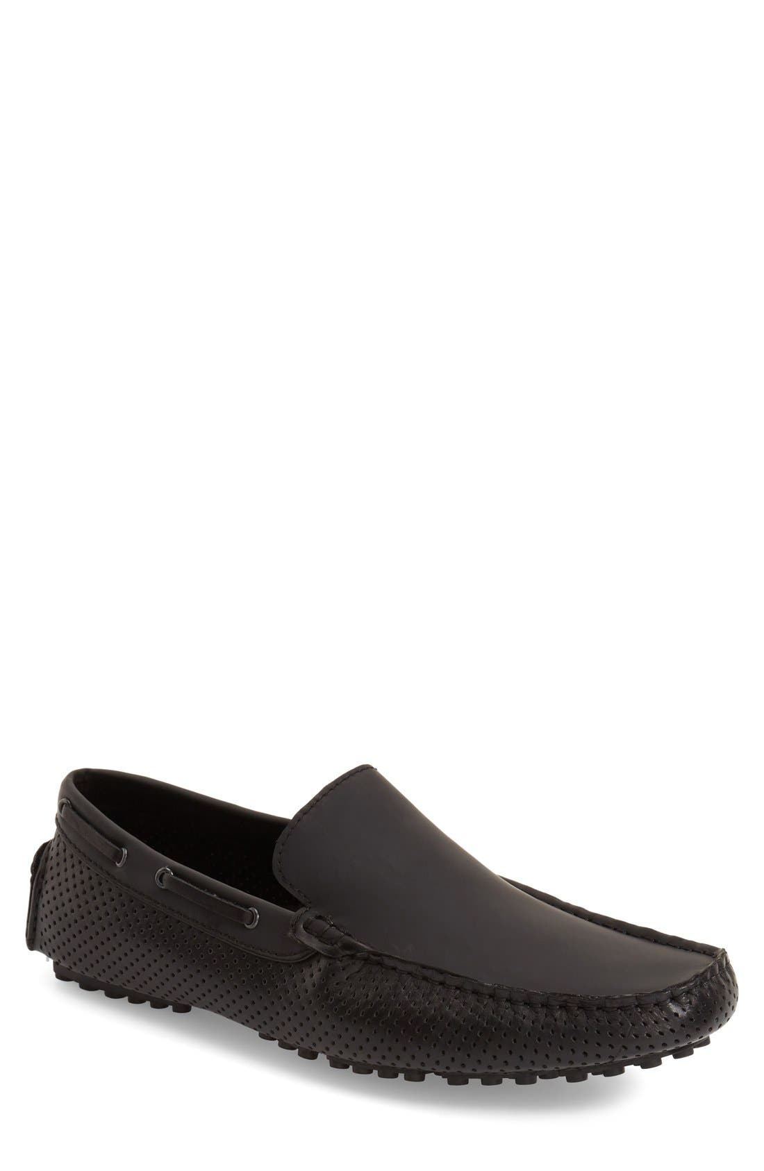 Kenneth Cole New York 'Peer Pressure' Loafer, Main, color, Black Leather