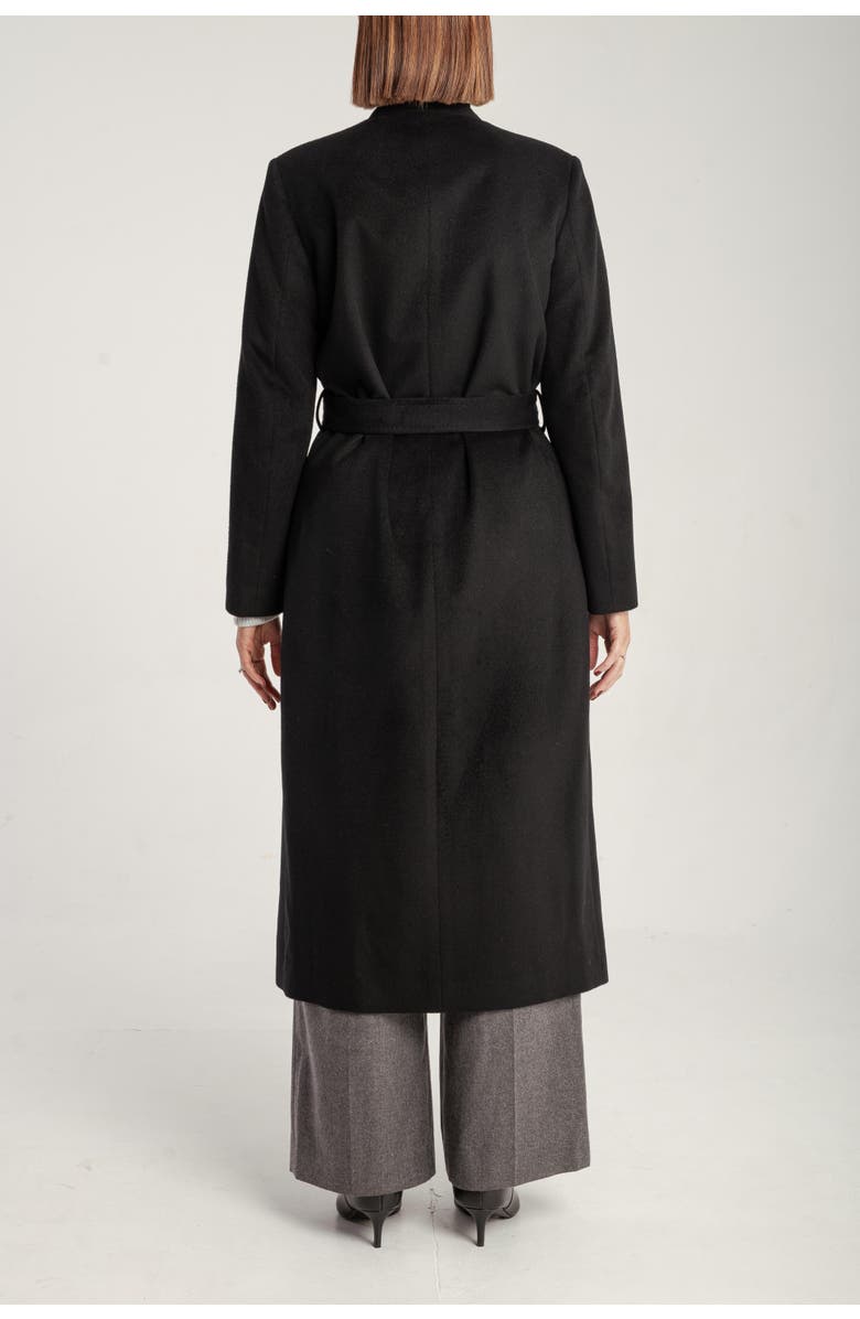 1982 Cashmere Belted Long Coat, Alternate, color, Black