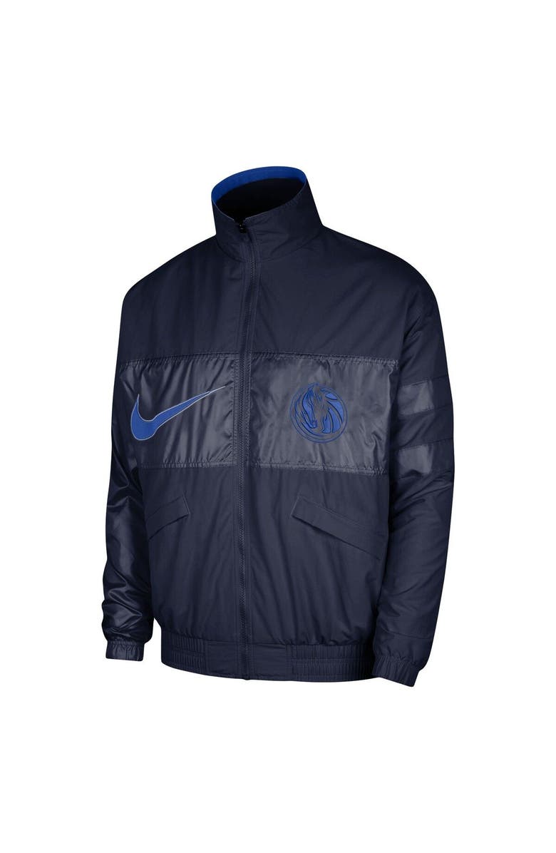 Nike Men's Nike Navy Dallas Mavericks Courtside Versus Capsule Full-Zip Jacket, Alternate, color, Navy