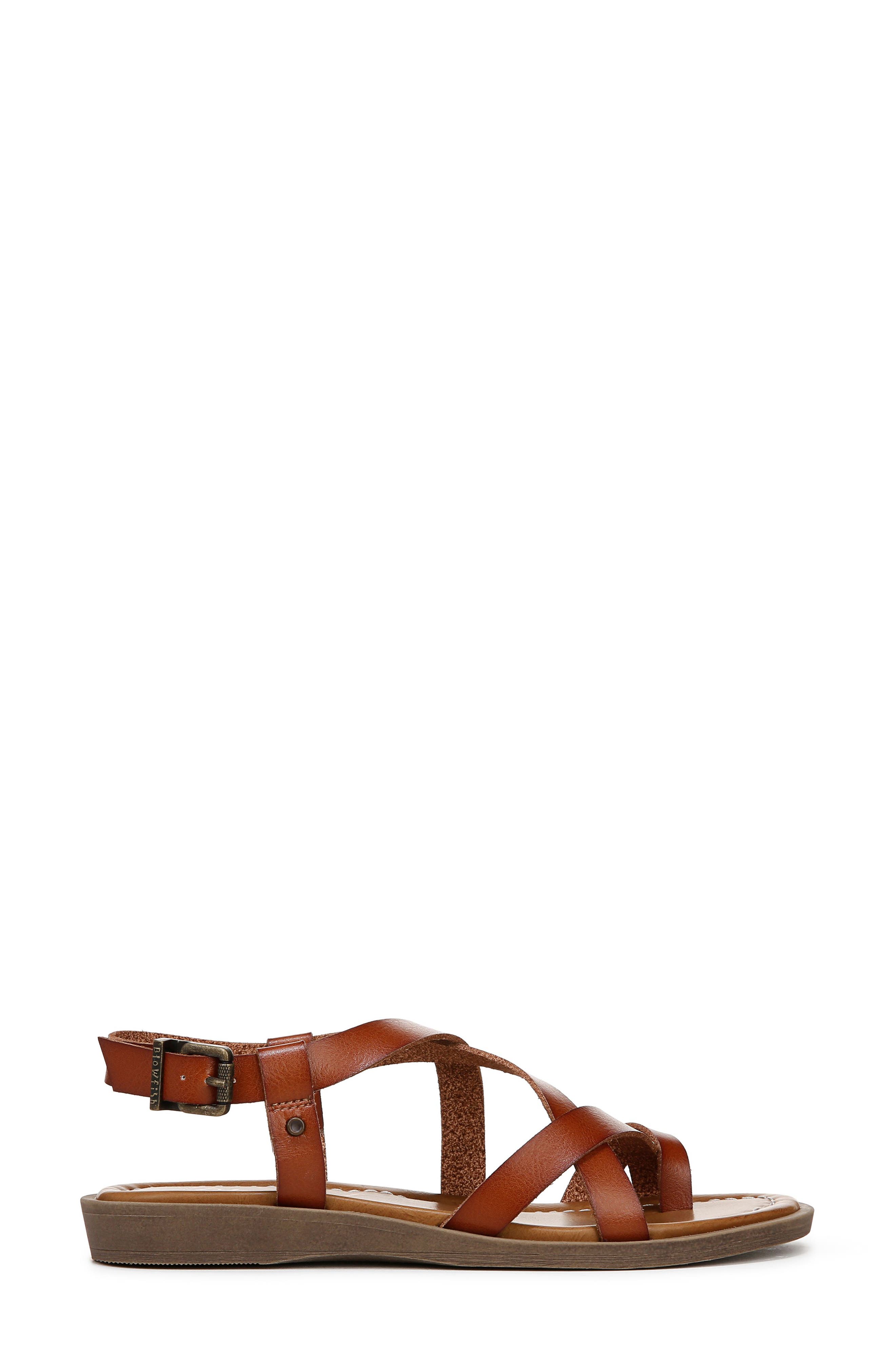 Devon Sandal, Alternate, color, SCOTCH FAUX LEATHER