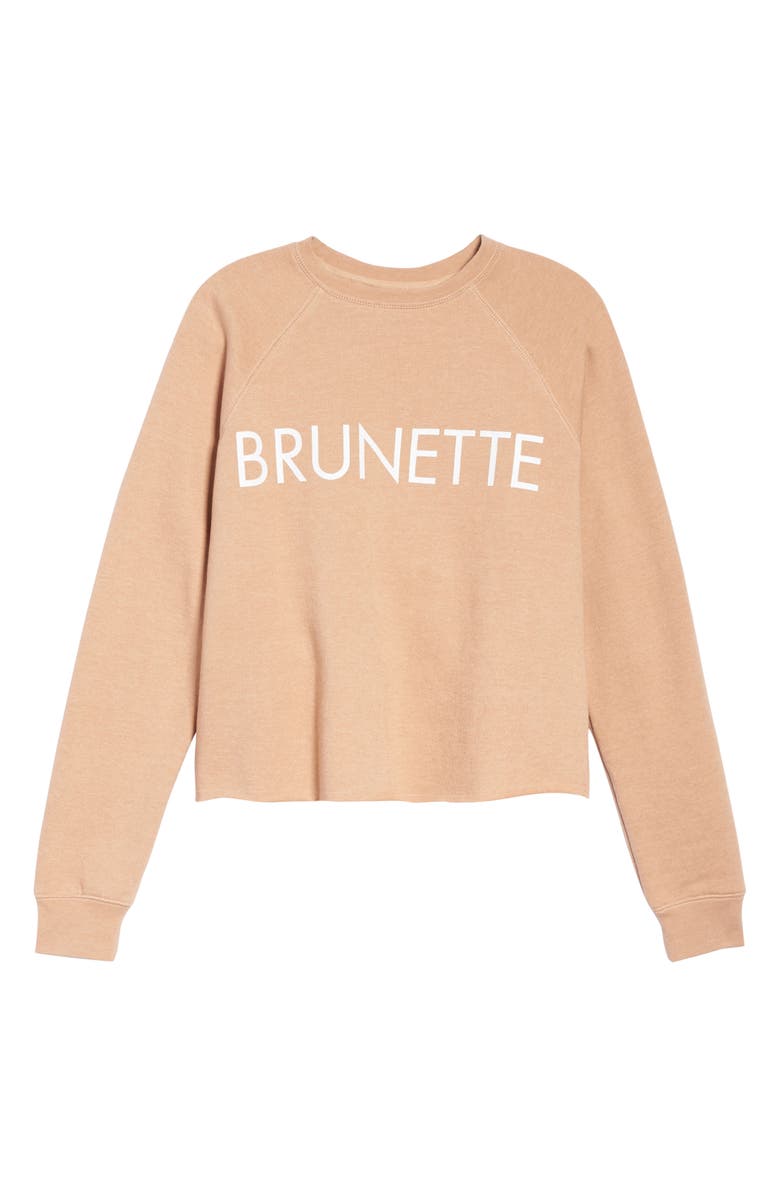 BRUNETTE the Label Middle Sister Brunette Sweatshirt, Alternate, color, 