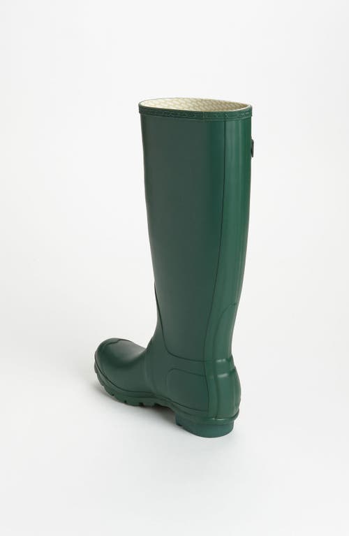 Hunter Original Tall Rain Boot In Green