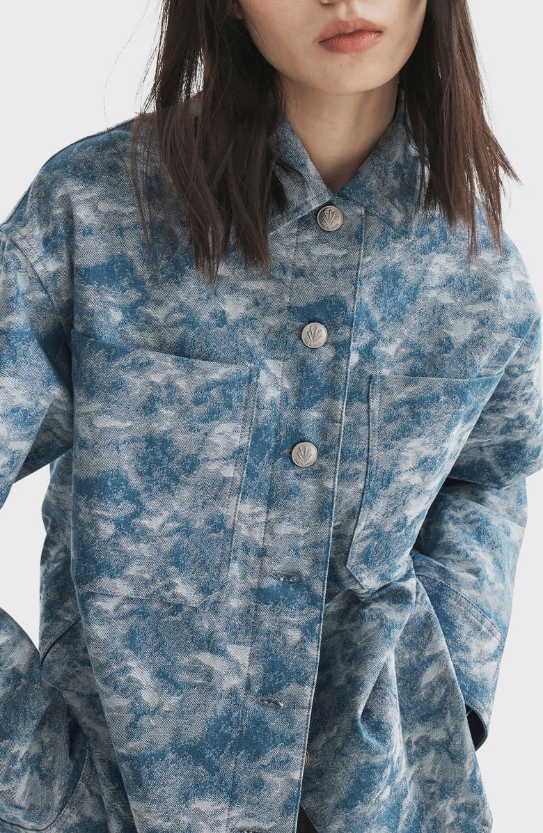 rag & bone Lory Denim Shirt Jacket, Alternate, color,