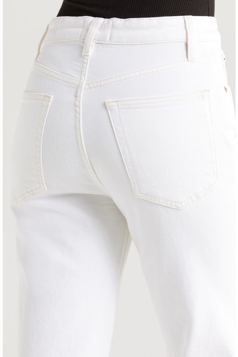 The Ruler High Waist Crop Straight Leg Jeans, Alternate, color, AU NATURAL CLEAN