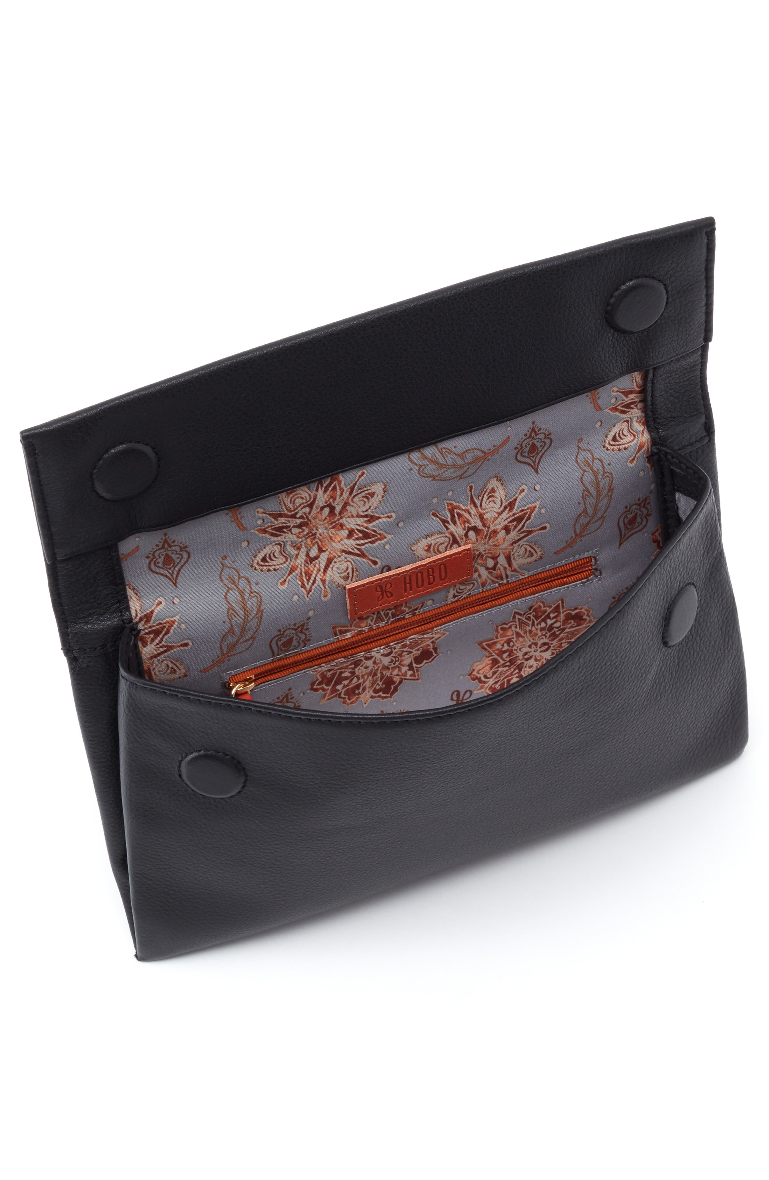 HOBO Fuse Leather Clutch, Alternate, color, 