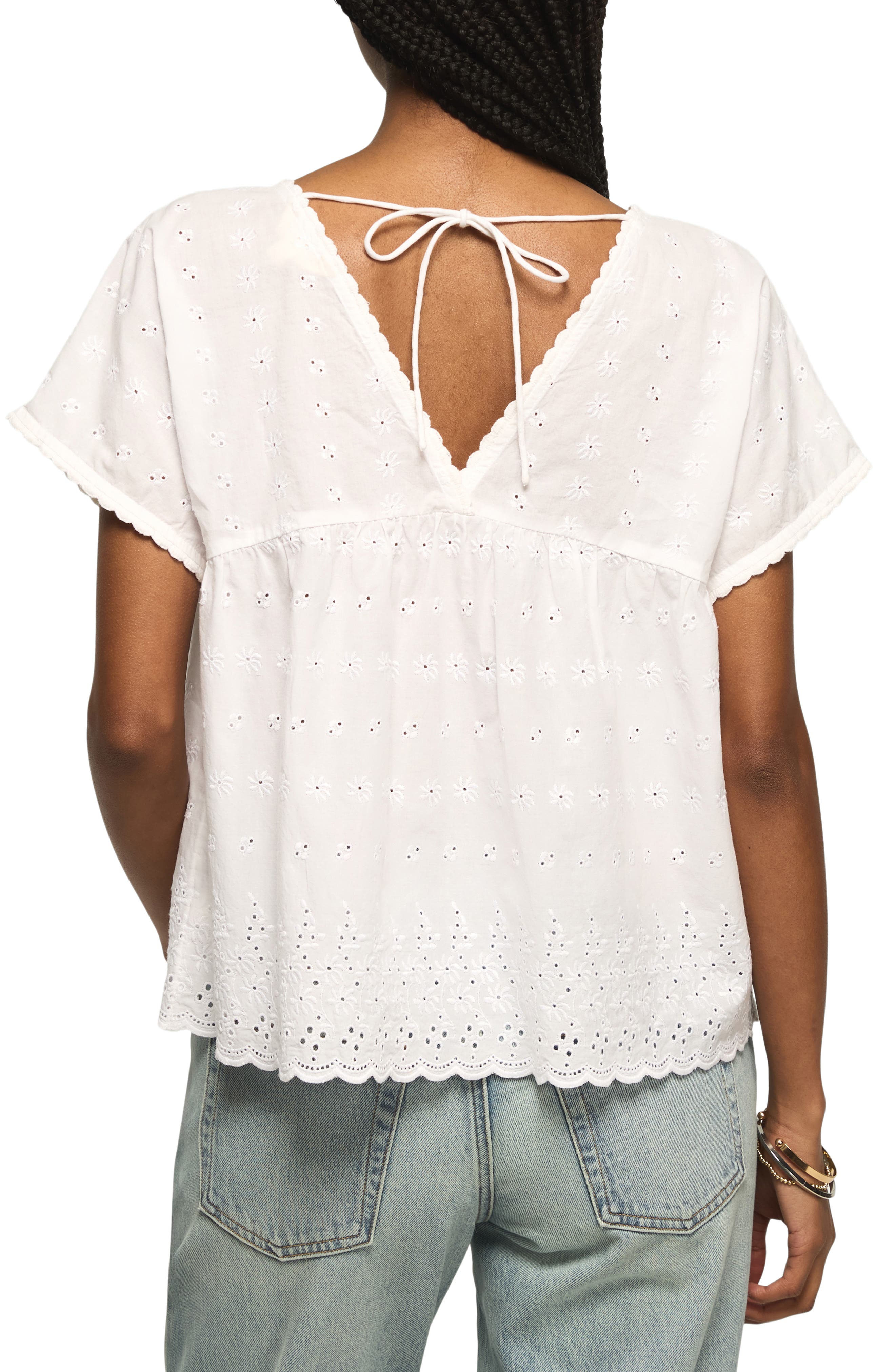 Eyelet Babydoll Top - image 2
