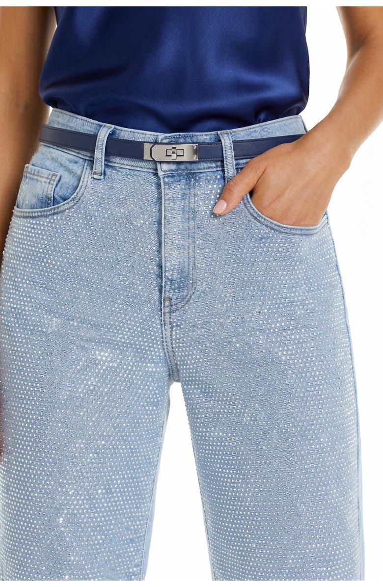 The Noli Shop Ren Cropped Cuff Jean, Alternate, color, Medium Blue