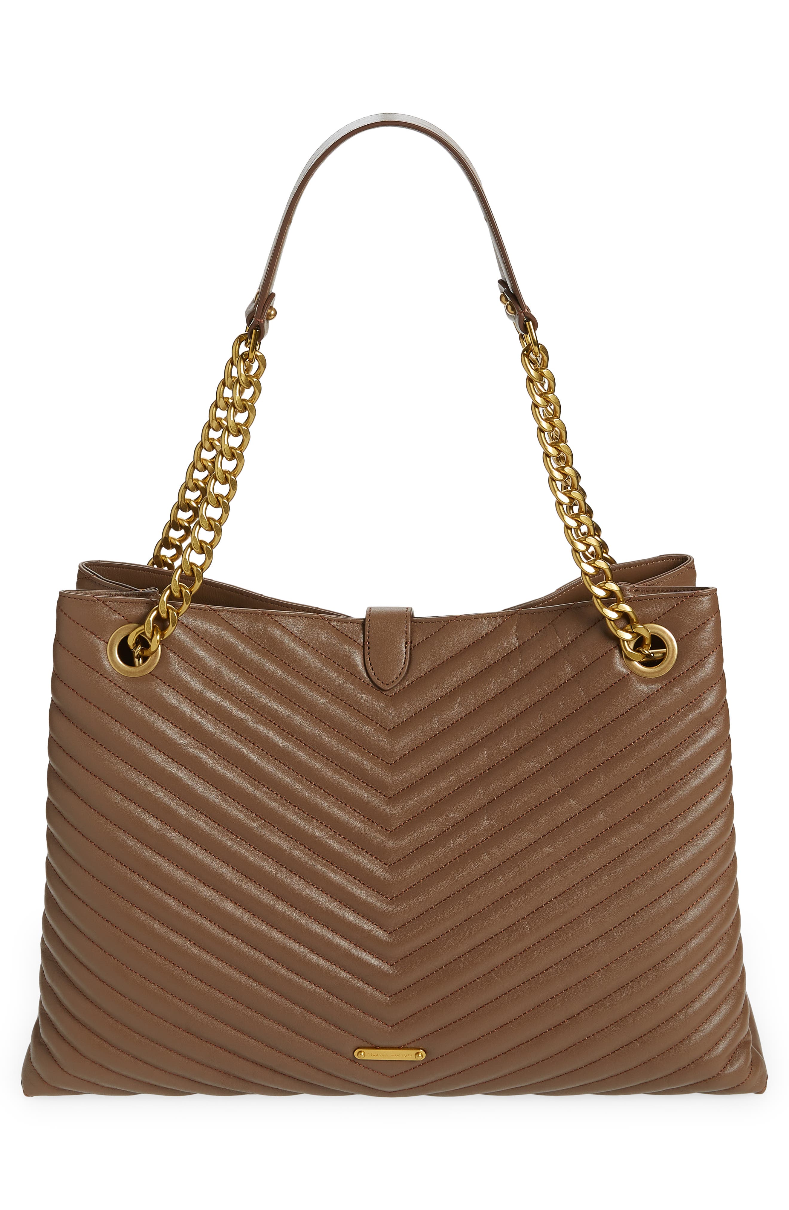 Edie Chevron Quilted Tote, Alternate, color, TERRE