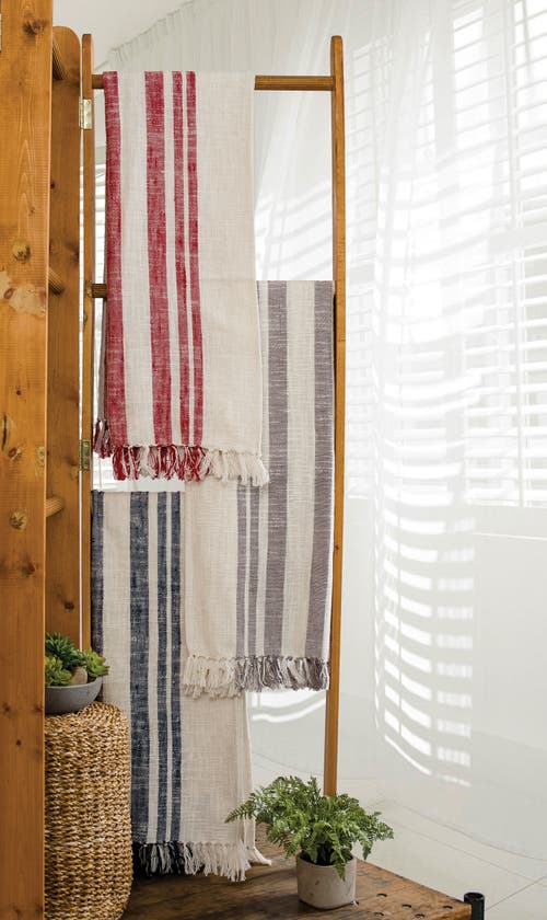 Carol & Frank 50" X 60" Morgan Tasseled Woven Throw In Multi