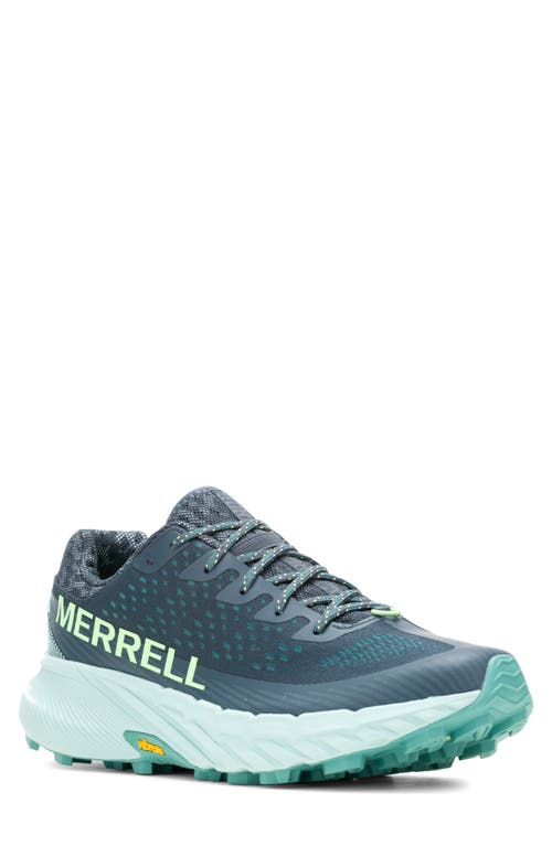 Merrell Agility Peak 5 Trail Running Shoe in Slate 