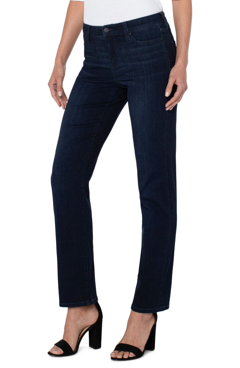 Liverpool Los Angeles Kennedy Mid Rise Straight Leg Jeans, Alternate, color, Halifax