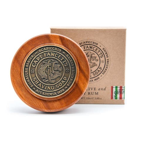 Scapicchio Fig, Olive & Bay Rum Shaving Soap