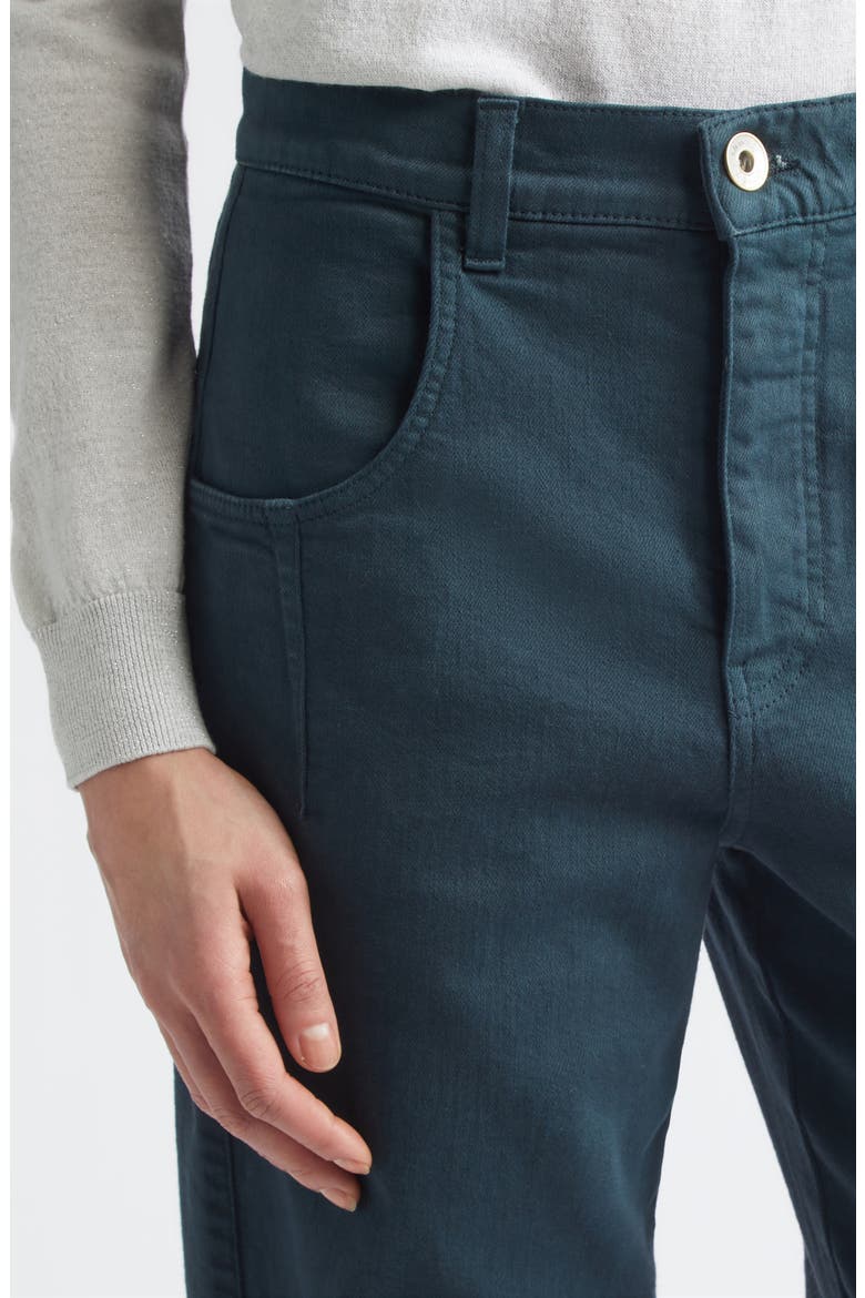 Crop Straight Leg Jeans, Alternate, color, 178 DARK JADE