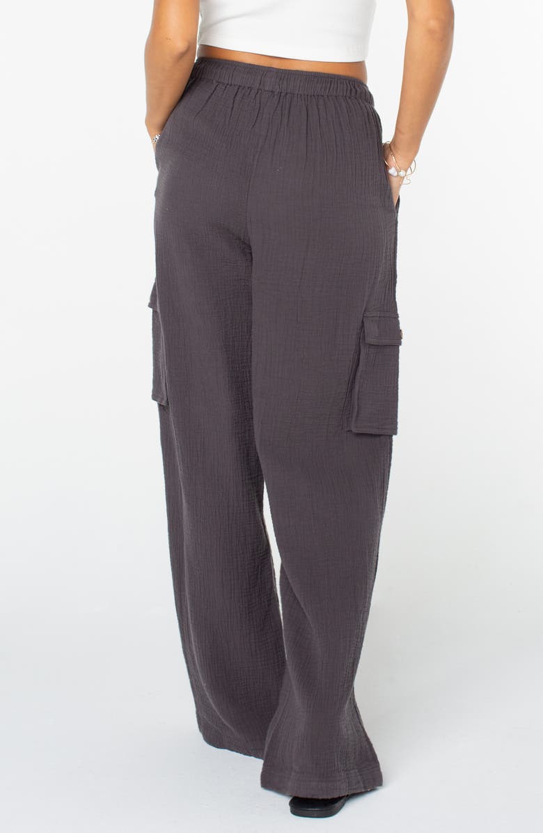 Roxy Precious Cargo Beach Cotton Gauze Pants, Alternate, color, 