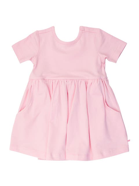 Knit Short Sleeve Twirl Dress (Toddler)