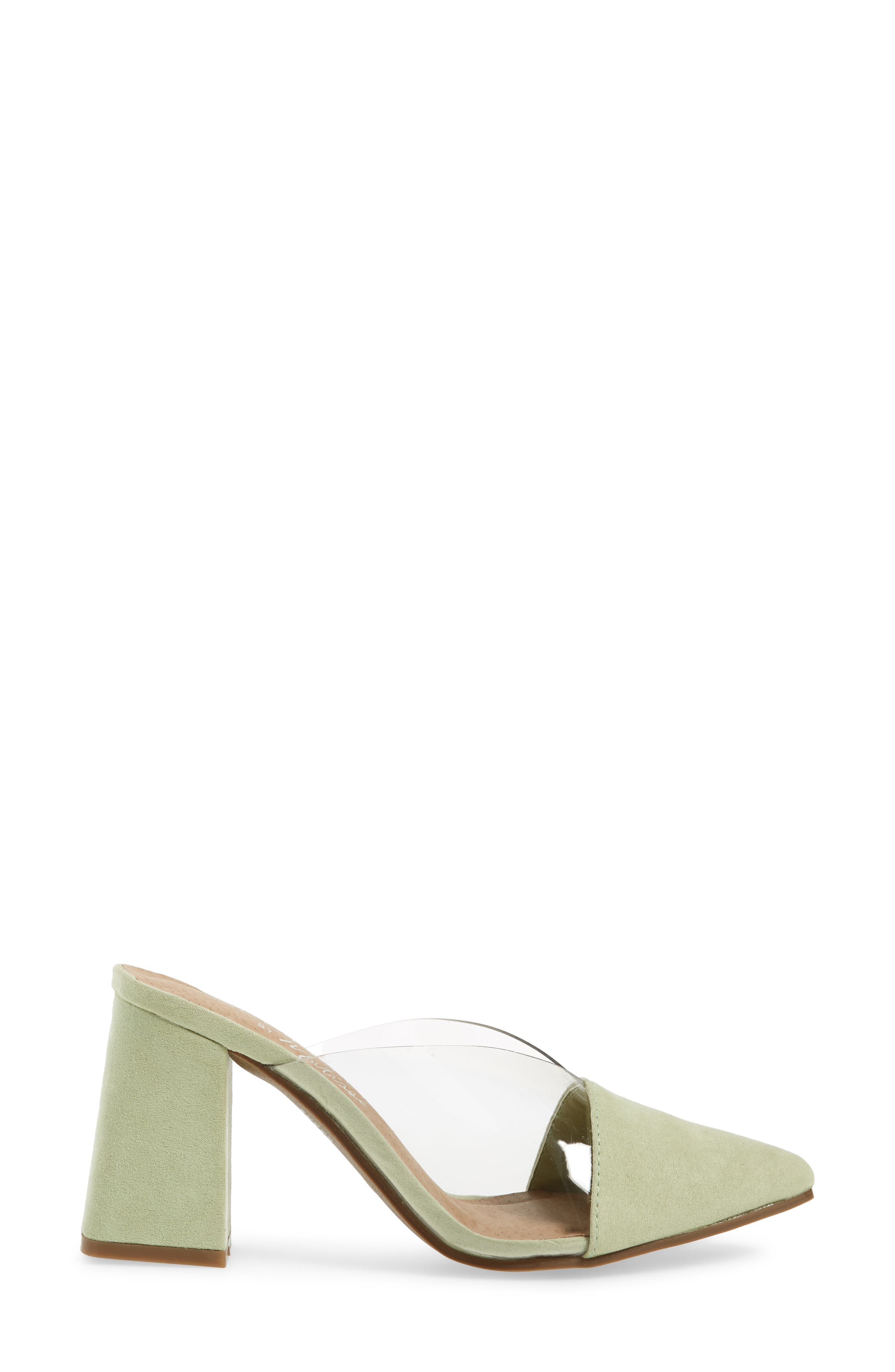 Shauna Translucent Mule, Alternate, color, MINT