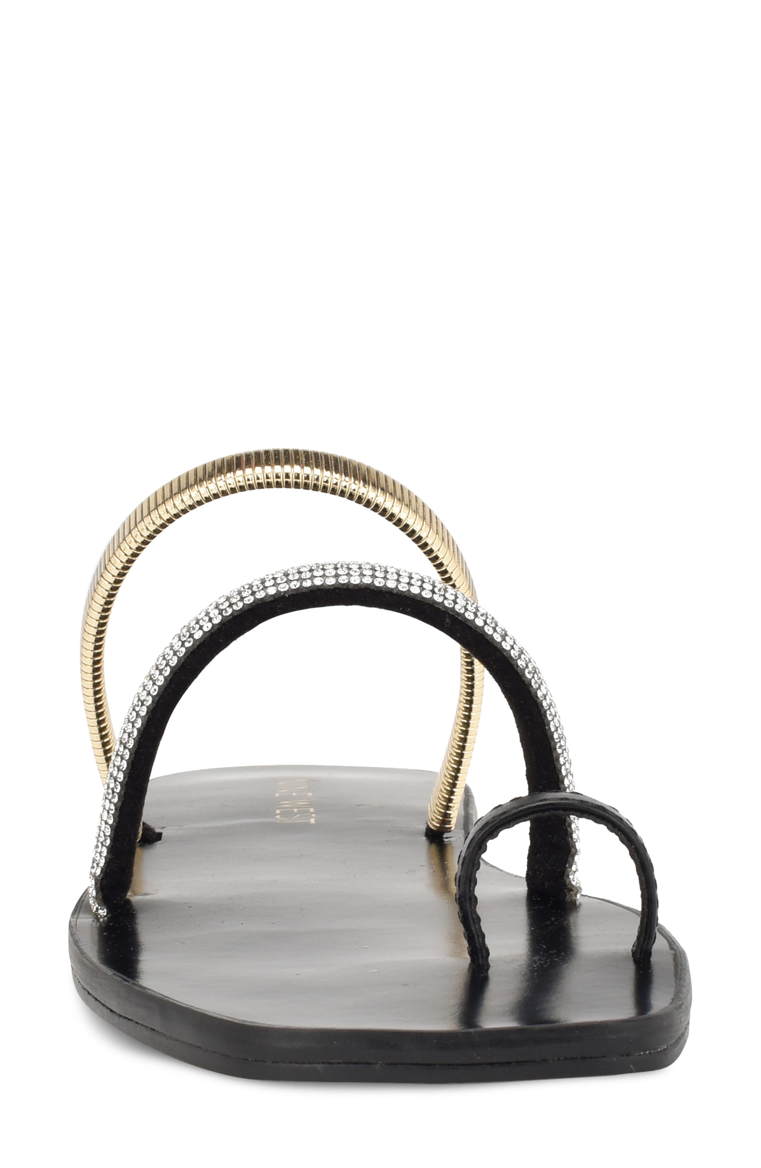 Nine West Mavis Toe Loop Slide Sandal, Alternate, color, 