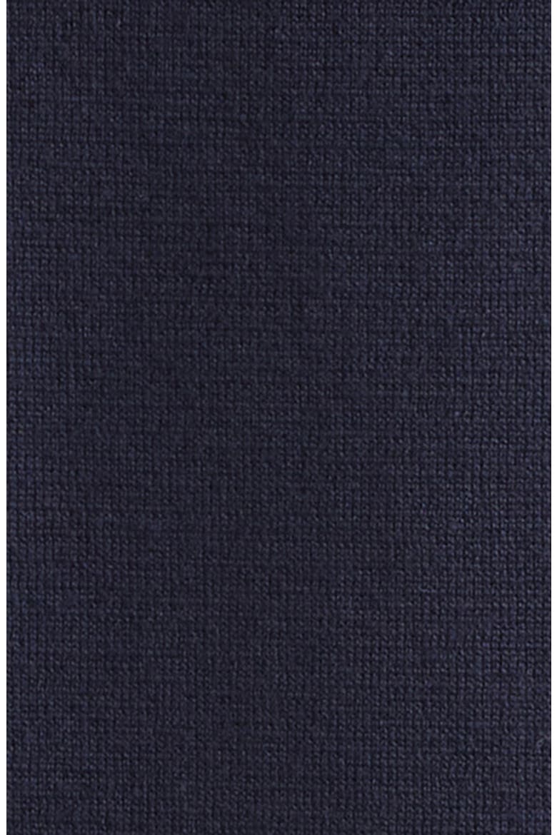 Double V-Neck Merino Wool Sweater, Alternate, color, NAVY