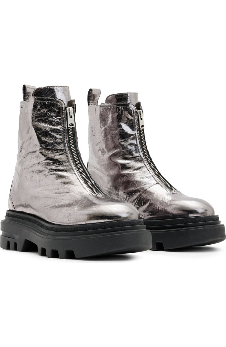 AllSaints Othello Lug Sole Bootie, Main, color,