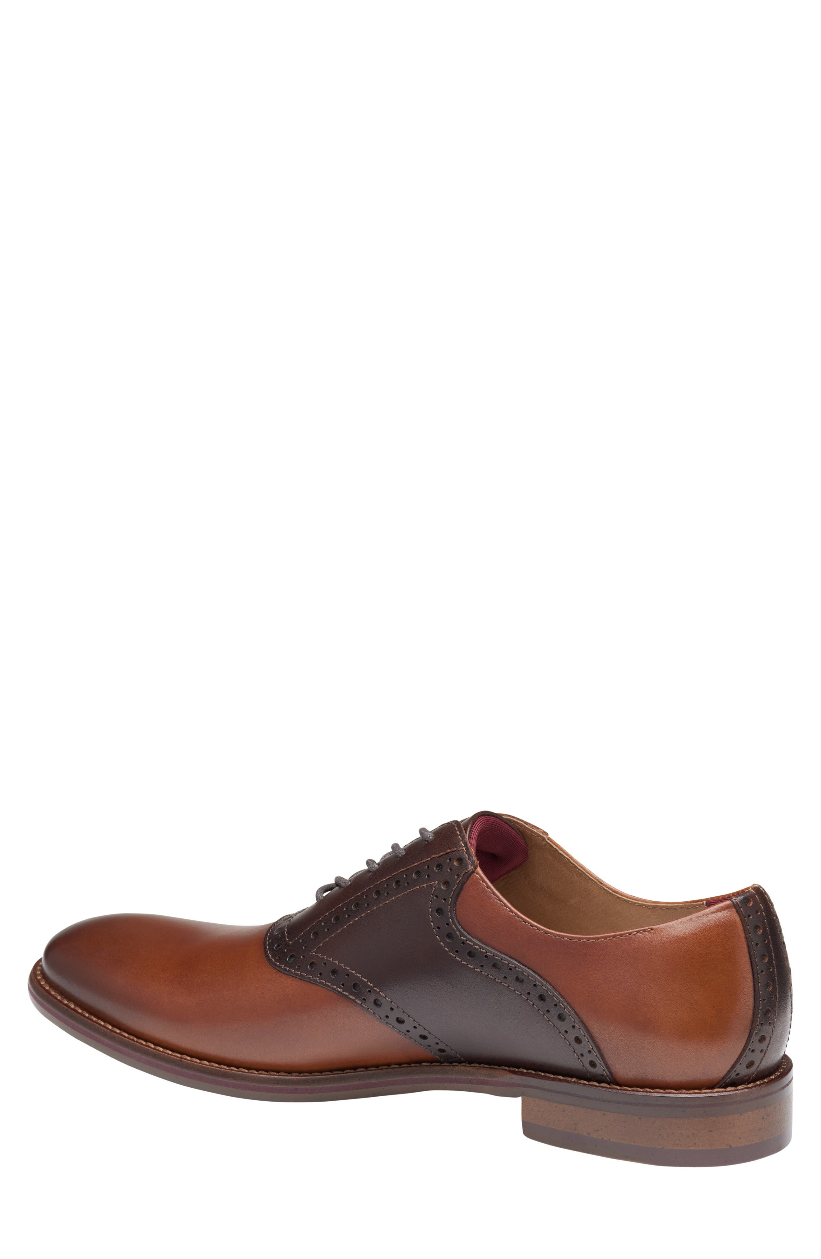 Johnston & Murphy Conard 2.0 Saddle Shoe, Alternate, color, Tan/ Mahogany Full Grain