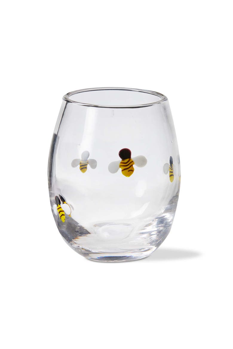 Bee Stemless Wine Glass Multi Glass Spring, Main, color, Clear