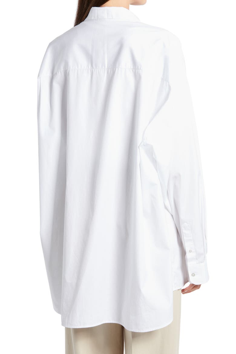 Luka Oversize Soft Cotton Shirt, Alternate, color, OPTIC WHITE