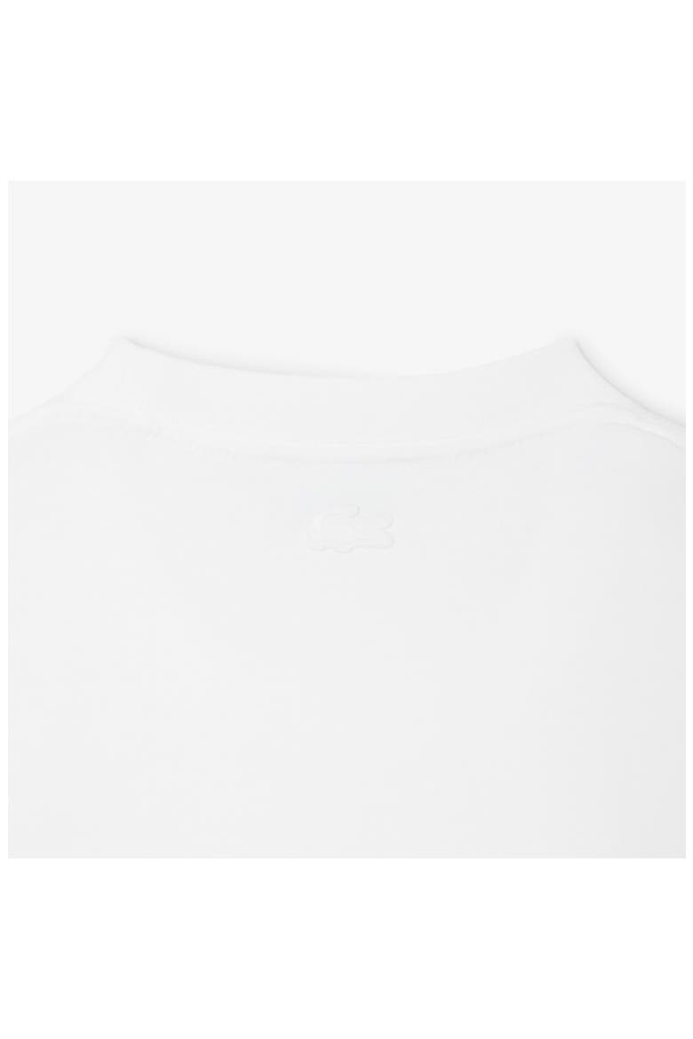 Embroidered Court Logo Cotton T-Shirt, Alternate, color, WHITE