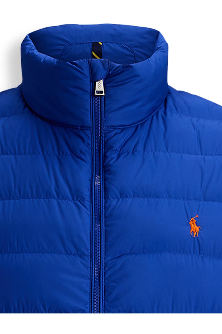 Big & Tall Packable Quilted Vest, Alternate, color, HERITAGE ROYAL
