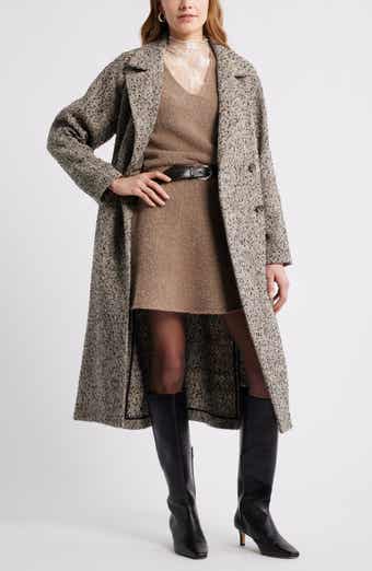 Treasure & Bond Herringbone Tweed Coat