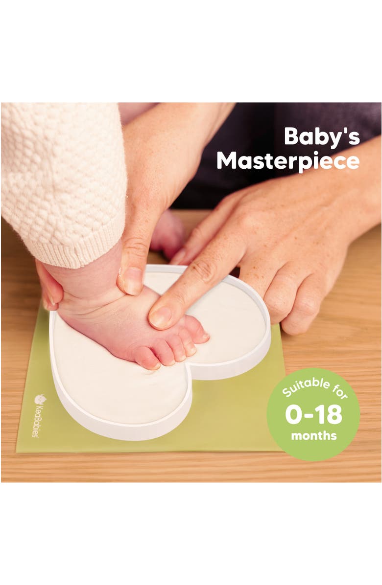 KeaBabies Adore Ornament Keepsake Kit, Alternate, color, Duo Hearts, Multi-Colored