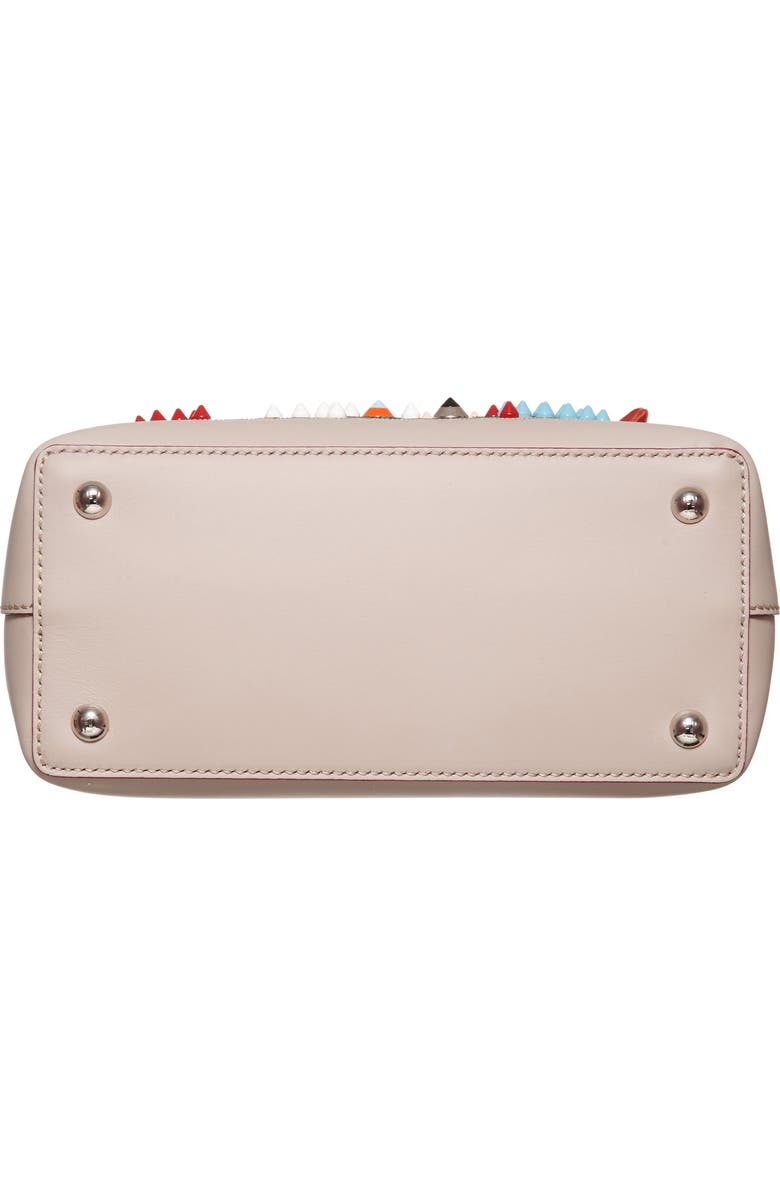 Fendi Small Dotcom Leather Shoulder Bag, Alternate, color,