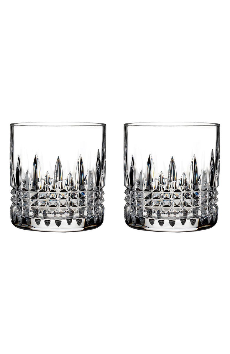 Waterford 'Lismore Diamond' Lead Crystal Tumblers, Main, color, Clear