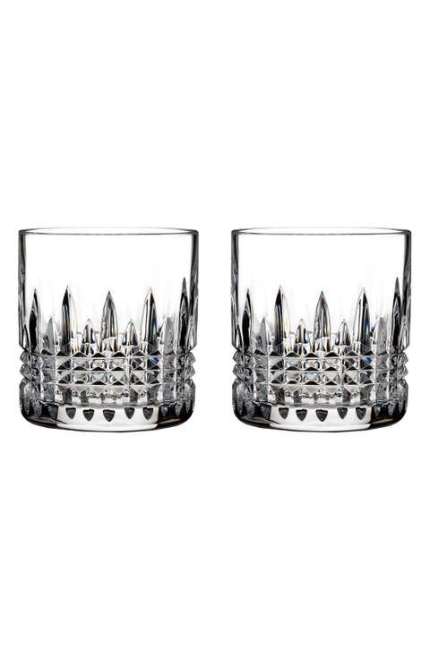'Lismore Diamond' Lead Crystal Tumblers (Set of 2)