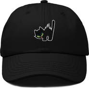 Dalix Blink Black Cat Dad Cap