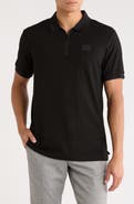KARL LAGERFELD PARIS Performance Quarter Zip Polo