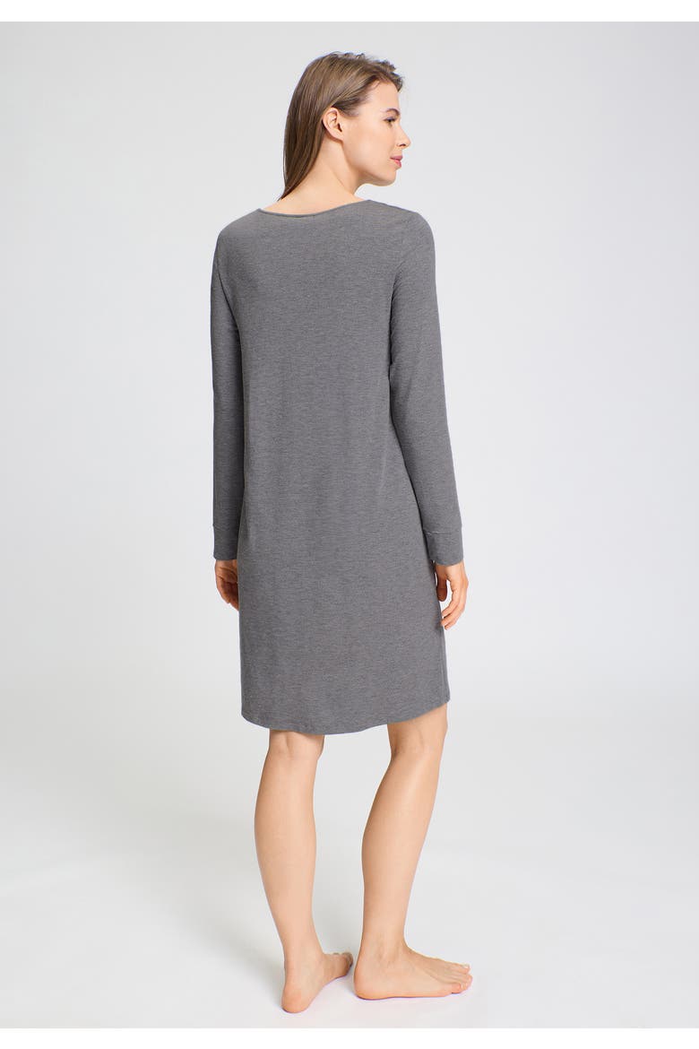 Natural Elegance Soft Jersey Nightgown, Alternate, color, Stone Melange