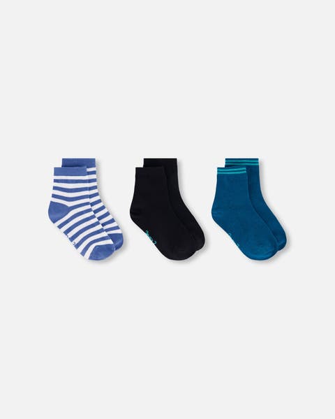 Socks (3 Pairs) Set Striped (Toddler, Little Kid & Big Kid)