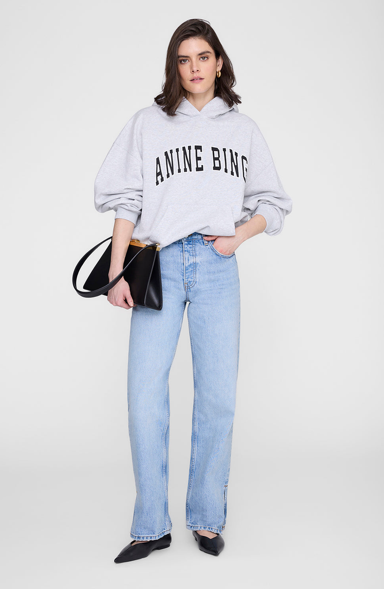 ANINE BING Harvey New Classic Sweatshirt, Main, color, Medium Heather Grey