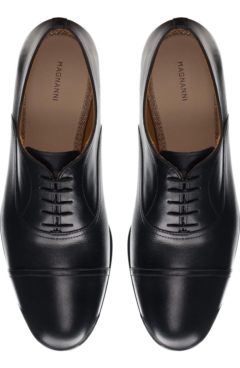 Magnanni Elena Cap Toe Oxford, Alternate, color, Black