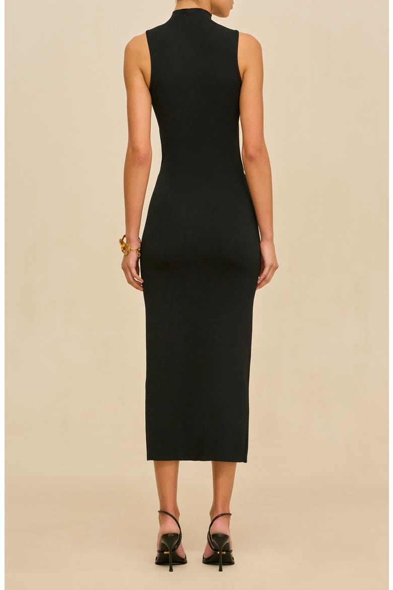Ambar Cutout Sleeveless Dress, Alternate, color, BLACK