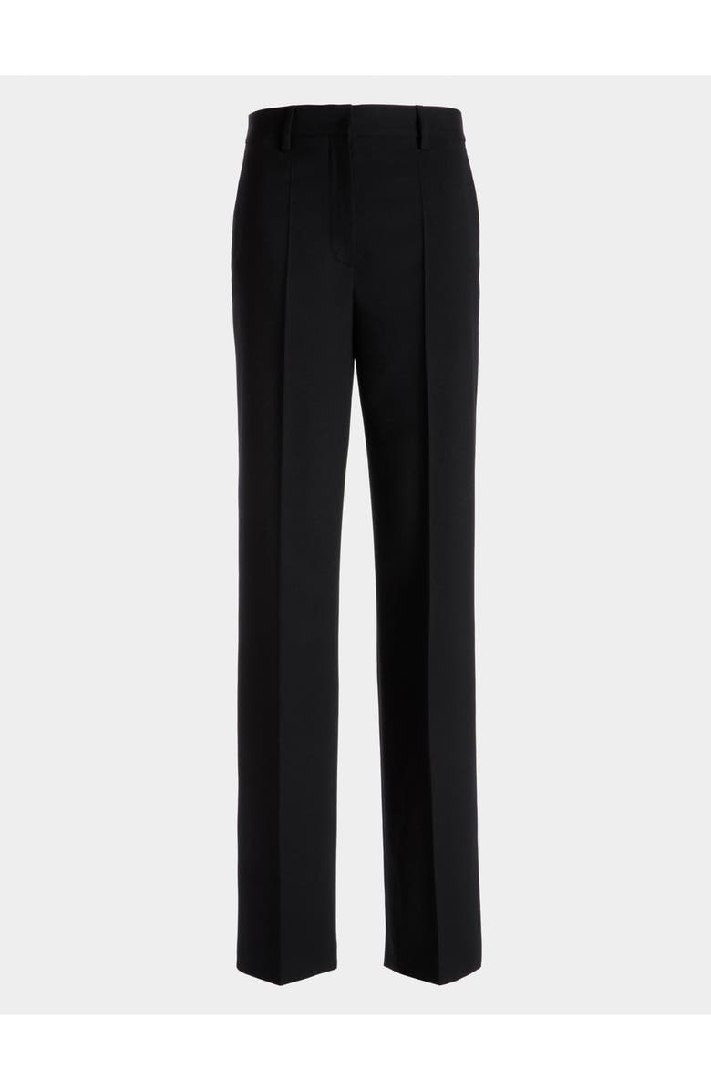 Bally Straight-Leg Pants In Wool Blend, Main, color, Black