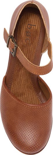 Gia Woodgrain Platform Mary Jane Pump