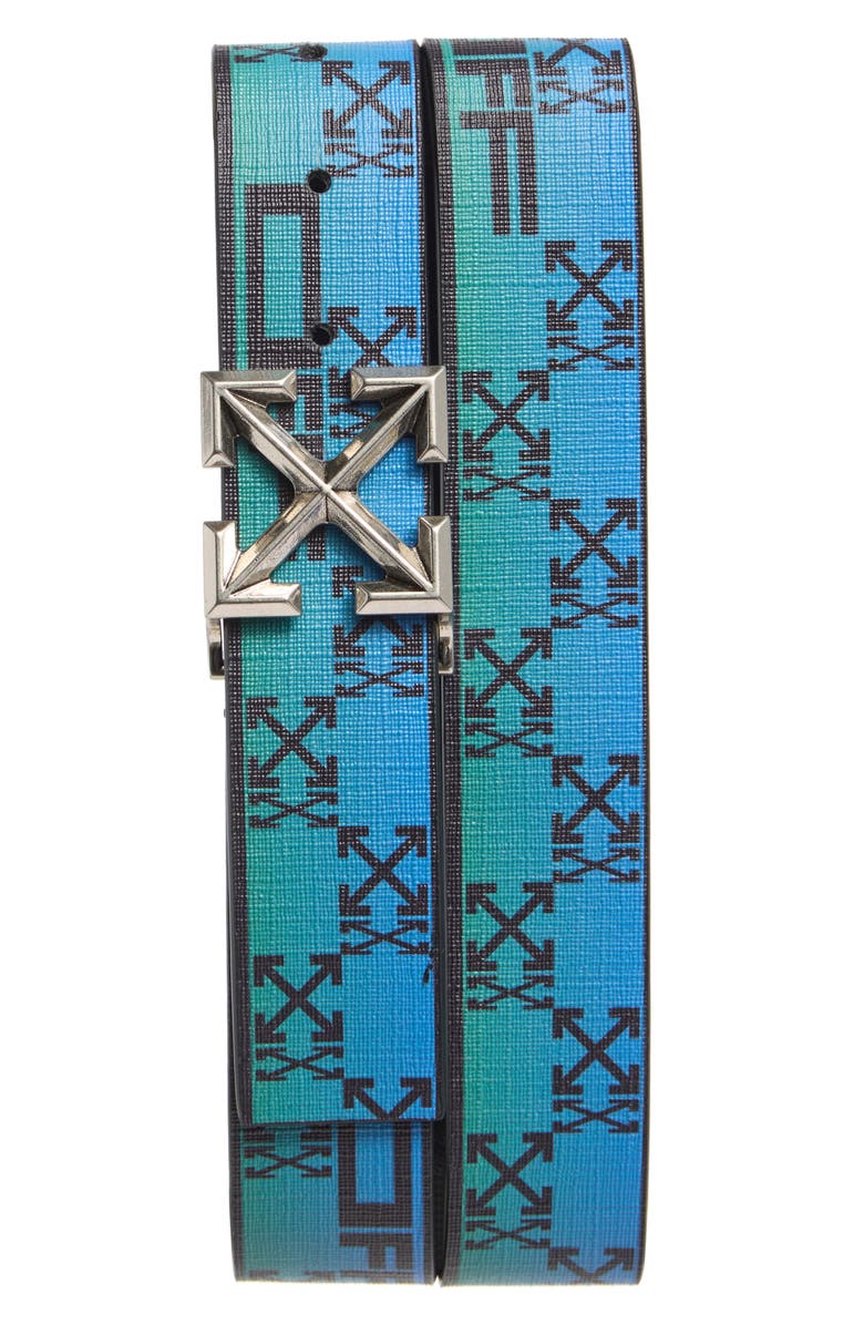 Off-White Allover Arrow Belt, Main, color, 