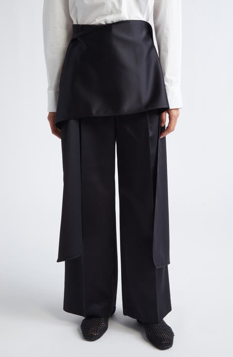 Layered Wrap Pants
