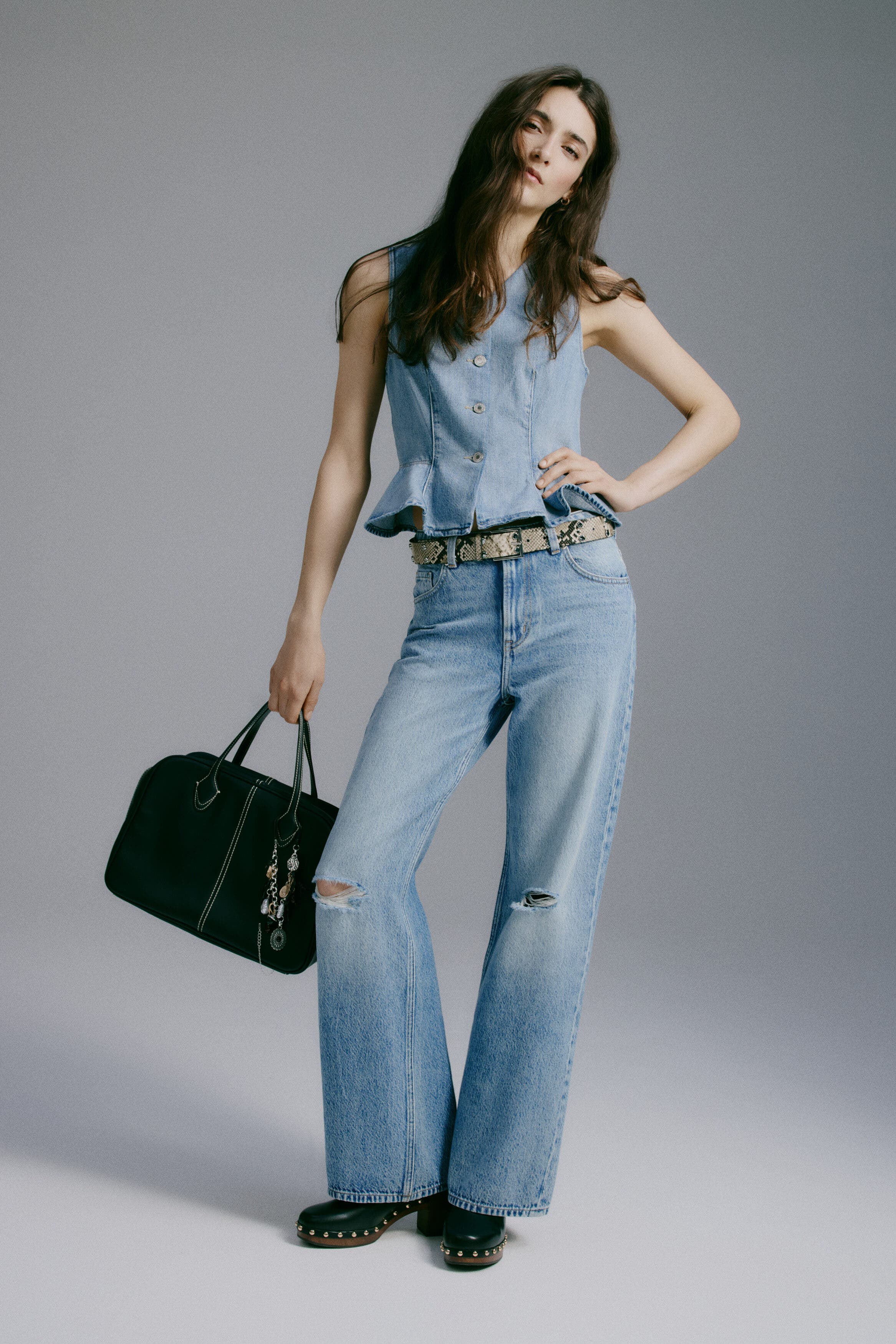 Bleecker high rise wide leg jeans - image 3