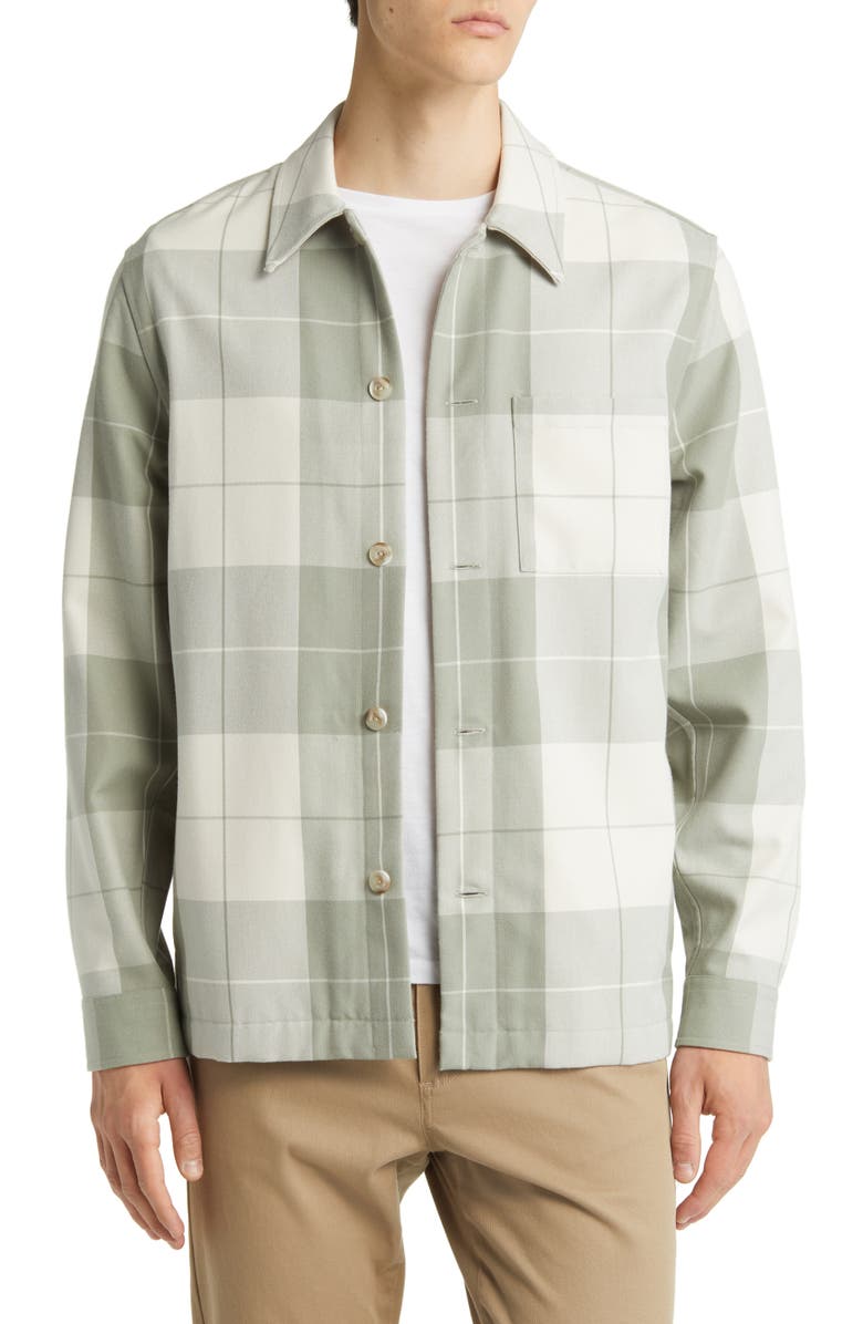 Vince Plaid Overshirt, Main, color, 